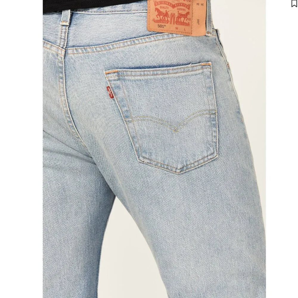 Levi's Men's 501 Original Fit Jeans, Higher Mountain Destructed, 32Wx29L, NWOT